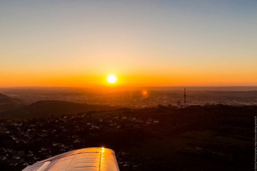 Sunset from the plane